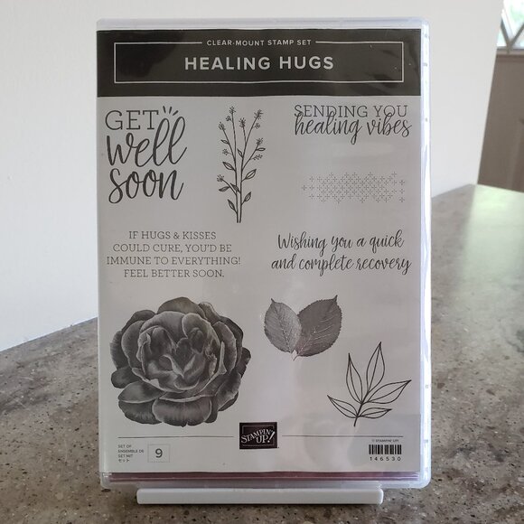 Stampin' Up! 'HEALING HUGS' Cling Stamp Set (Used) - Picture 1 of 9